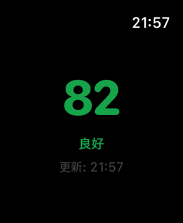 RecoverySync daily recovery score home screen